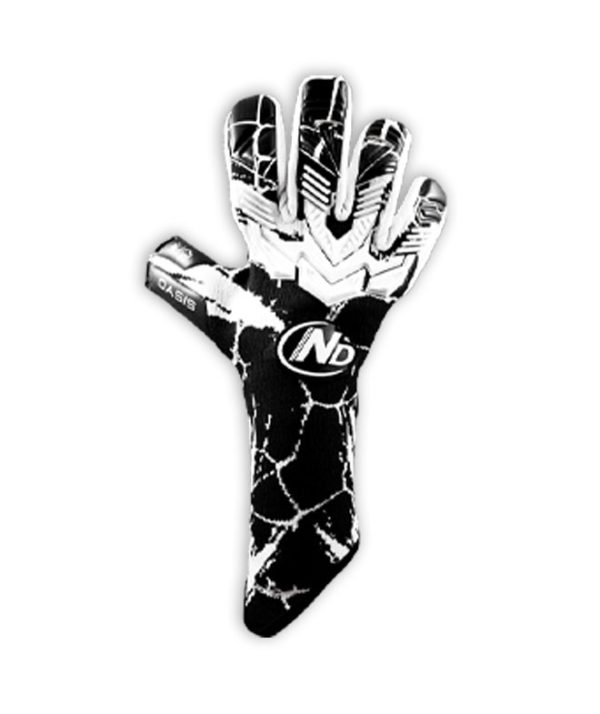 nd gloves oasis black 01 ND Gloves ND Oasis Black / White